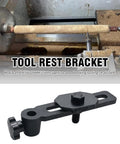 Heavy Duty Cast Iron Woodworking Lathe Tool Rest Base featuring 20Mm aperture hole diameter and tool rest bracket for small lathe.