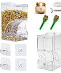 Top Rated Two Piece Automatic Hamster Feeder With Sturdy Wall Mount Brackets And Wide Mouth Design Fits Standard Avian Cages Effortlessly holds seeds.