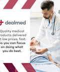 Medical professional assisting a patient in bed at a healthcare facility, focusing on quality care.