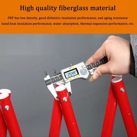 Heavy Duty Slick Retracting Metal Barrier Gate And Quick Fold Down Mobile Fence With Smooth Rolling Wheels, measuring fiberglass material.