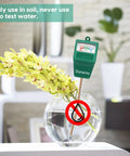2 Pack Soil Moisture Meter For Plants Easy To Read Plant Water Meter For Home Gardeners And Plant Parents Accurate Soil Moisture Gauge With Clear Colorful Display For Quick Readings And Perfect Watering, green meter shown in vase, 7.7-inch probe