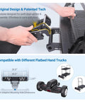Electric Platform Truck 661 Lbs Capacity Heavy Duty Flatbed Cart With 1000W Motor showing modular design and compatibility features.