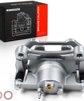 Heavy Duty Front Right Passenger Disc Brake Caliper With Mounting Bracket Fits Nissan Maxima Sentra 2009 To 2023 showing detail and packaging.