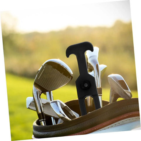 Golf bag with clubs and an Eight Rubber T Handle Hasp Latches Set For Tool Boxes Coolers Machinery And Hoods Durable Flexible Draw Latches
