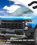 Red Tow Hook Covers For Chevy Silverado And GMC Sierra 2014 2015 2016 2017 2018 2019 2020 2021 2022 2023 2024 2025 Bumper Receiver Cover And Trailer Hitch Protector Rubber Sleeve Trim With Easy Fit For Exterior Car Accessories on front bumper