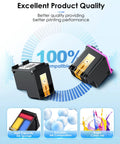 64XL Black And Color Ink Cartridge Combo Pack For Envy Photo And Tango X Printers High Page Yield