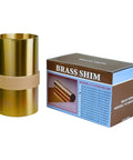 0.004 Inch Brass Shim Stock Roll 6 Inch Wide By 100 Inch Long Half Hard Cold Rolled CDA 260 For Gearheads Hardware DIY