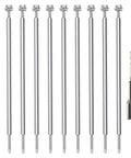 30 Pack 8 Inch Stainless Steel Gutter Screws With 304 Stainless Sleeves For 6 Inch Gutters Beefy Heavy Duty Roof Gutter Repair Kit With Magnetic Socket