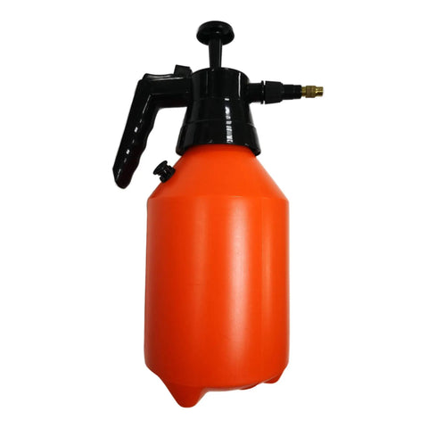 One Hand Pressure Sprayer For Lawn And Garden Care 50 Oz Bottle Adjustable Brass Nozzle Ergonomic Locking Handle Viton Gasket