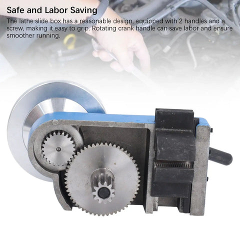 Slide Carriage Replacement Kit For Mini Lathes - Aluminum Die Cast, 2.0mm Pitch, 16mm Half Nut With Two Handles close-up