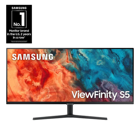 ViewFinity S50GC 34 Inch Ultrawide QHD Monitor With 100Hz Refresh, 5ms, HDR10, AMD FreeSync, Eye Care, Slim Bezel, 21x9 UltraWQHD