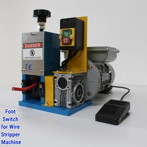 Heavy Duty 6.6 Ft Foot Switch Pedal Extension Cord UL Certified for powering machines like the wire stripper.