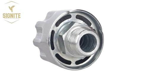 Heavy Duty 1 Inch NPT Breather Cap For Hydraulic Reservoir Tanks With 40 Micron Filtration Metal Vent Cap Chrome Steel Alloy Threaded Oil Tank Breather Cap
