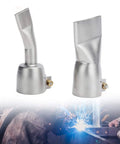 Top Tier 2 Pack Flat Welding Nozzle Tips For Hot Air Gun Stainless Steel Wide Nozzles 20mm Small And 40mm Large Soldering Accessory