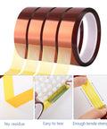 Four Rolls 20mm by 25m Heat Resistant Sublimation Tape For Heat Press And Soldering, No Residue, Awesome For Coffee Cups And Mug Printing.