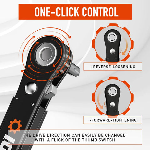 22 In 1 Ratchet Screwdriver Set With 90 Degree Right Angle Bits Pocket Sized EDC Gear featuring one-click control