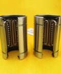 Open Linear Motion Bushing Bearing 12x21x30mm Two-Pack LM12UU-OP Precision Guide for smooth rollers and rugged steel housing