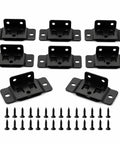 8 Pack Quick Fit Furniture Joint Brackets With Screws Stainless Steel Right Angle Corner Braces