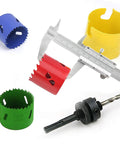 Pro Grade Vernier Caliper Measuring Tool In Stainless Steel, 6 Inch (150 mm) holding red drill bit set, various sizes