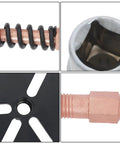 Close-up of components in 36 In 1 Blind Hole Bearing Puller Kit With Inner Outer Bearing Separator Set And Gear Splitter Pull Tool