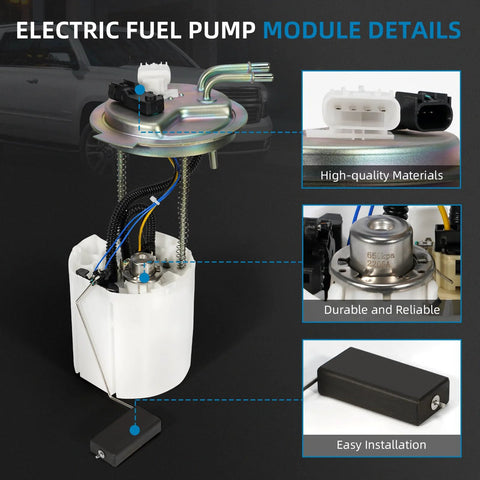 Drop In Electric Fuel Pump Module Replacement SP6750M For 2015 To 2019 Cadillac Escalade shown with components.