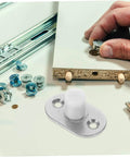 Sliding Door Floor Guide Roller And Barn Door Stopper for Smooth Easy Install, showing installation components and hardware.