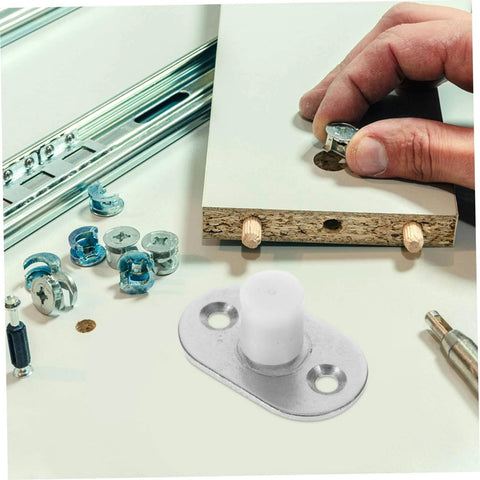Sliding Door Floor Guide Roller And Barn Door Stopper for Smooth Easy Install, showing installation components and hardware.