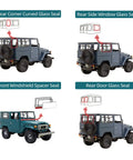 Diagram of Top Notch EPDM Dense Rubber Window Seal Gasket For Stationary Windows And Windshields on vintage SUV