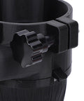 Close-up of 65mm Dust Shoe for Routers Fits 1.5kW Spindles Heavy Duty Dust Cover magnetic clamp detail.