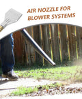 Balacoo Industrial Air Blower Nozzle For Precise Cleaning And Fast Drying, aluminum, heavy flat design, outdoor use