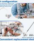 Plug And Play Hotend Heating Assembly Kit For AD5X 3D Printer With Thermistor And Metal Clip Quick Change Hot End Block 380 Degrees Celsius High Temperature Replacement Part components and installation process.