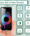 IPhone X Screen Replacement LCD 3D Touch Digitizer Full Assembly With Ear Speaker Proximity Sensor 5.8 Inch for iPhone X