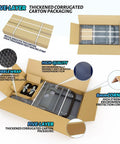 Packaging of Heavy Duty Flatbed Cart 2200 Lb Capacity Workhorse Foldable Platform Truck, with protective layers and bubble wrap.
