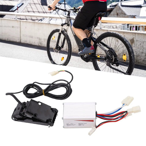 12V 250W Aluminum Alloy Brushed Speed Controller And Accelerator Foot Pedal Kit for Electric Bikes Tricycles And Motorcycles