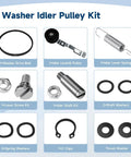 Washer Idler Pulley Kit With Lever And 27 Inch Belt Tensioner For Alliance Laundry Systems Speed Queen Huebsch Primus Unimac Ipso Cissell Econo Washers Replace 959P3 38174 38225p UNMC959P3 202032, parts kit