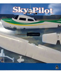 Boxed 1:42 Scale Cessna 172 Skyhawk Diecast Aircraft With Realistic Wheels And Rubber Tires, model parts shown.