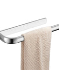 Oil Rubbed Bronze Brass Hand Towel Bar For Bathroom, Rustproof Wall Mounted Towel Rack Hanger, Easy Install, 11.8 Inch Long with Towel
