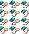 12Pcs Piezo Vibration Sensor Module For Arduino Diy Kit 3.3V Or 5V Analog Ceramic Piezo Element Board With Compact 30mm By 23mm