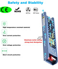 Image of Dimmable 48V LED Driver Power Supply 200W Transformer Adapter, aluminum casing, safety features, for LED light bars and fixtures.