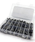 Must Have 680 Piece Electrolytic Capacitor Kit With 24 Sizes Ranging From 0.1uF To 1000uF In 16V 25V And 50V Aluminum Radial Lead Capacitors