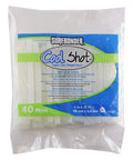 Cool Shot Ultra Low Temp 4 Inch Mini Glue Sticks 40 Pack in clear packaging for crafts and classroom use
