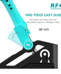 Intelligent Hot Air Soldering Gun With Sleep Base And LCD Temperature Display showing adjustable one-piece cast sleep