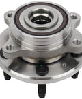 Front And Rear Wheel Hub And Bearing Assembly For Ford Edge Flex Taurus Police Interceptor Sedan Lincoln MKS MKT MKX 2WD And AWD Models Pair Bolt On Easy Install Heavy Duty OE Replacement Direct Fit front view