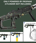 Beast Mode Propane Culinary Torch Gun With Adjustable Flame For Searing Steak, Grilling, Campfire Starts And Welding Prep