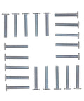 T Slot Bolt Set 20 Pack Two And A Quarter Inch Tee Bolts For Woodworking And T Track Jig Bolts For Router Jigs And Fixtures Five Sixteenth Inch Eighteen Thread