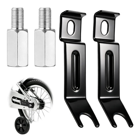 2 Pack Axle Extenders And Stabiliser Extension Bolts For Kids Bicycle Training Wheels Fits 12 To 24 Inch Bikes Durable Kid Friendly