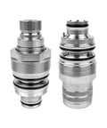 Flat Face Skid Steer Quick Coupler Kit Dual Male And Female Quick Connect Replacement For Kubota Bobcat SVL Series And 753 763 773 863 Loaders Fits Kubota SVL75 SVL90 Series And Skid Steer Loaders 753 763 773 863