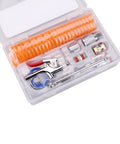 One Quarter Inch NPT Air Accessory Kit With Fifteen Foot PU Coil Hose Twenty Piece Tool Set Includes Blow Gun, tire gauge, connectors in case