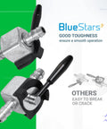 Inline Fuel Shut Off Valve Kit For Lawn Mower One Quarter Inch Fuel Line Heavy Duty Gas Diesel Petcock 180 Degree Ball Valve