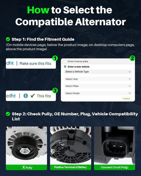 Guide to select compatible alternator for GM trucks and SUVs, includes fitment guide, pulley and circuit checks, easy install tips.
